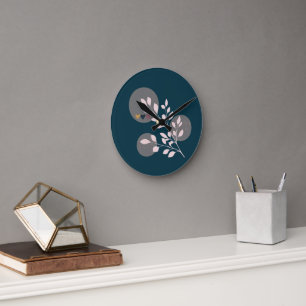 Horloge Ronde Mur acrylique ronde Boho moderne