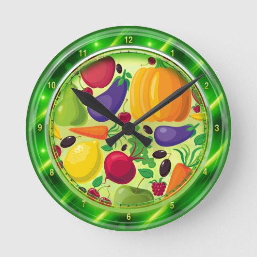 Horloge Ronde Mur Clock (Recto)