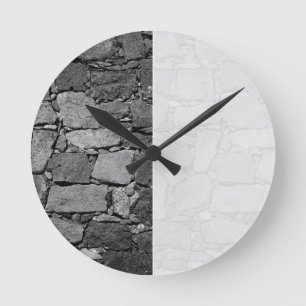 Horloge Ronde Mur de basalte