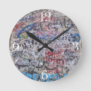 Horloge Ronde Mur de Berlin Numéroté
