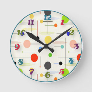 Horloge Ronde Mur De Style Moderne