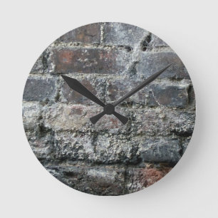Horloge Ronde Mur en briques