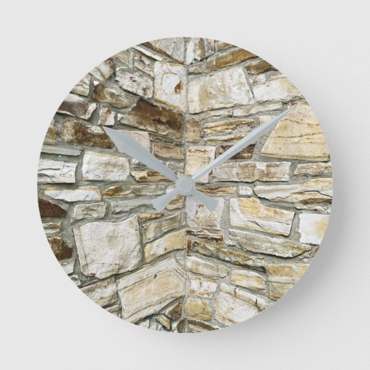 Horloge Ronde Mur en pierre (Recto)