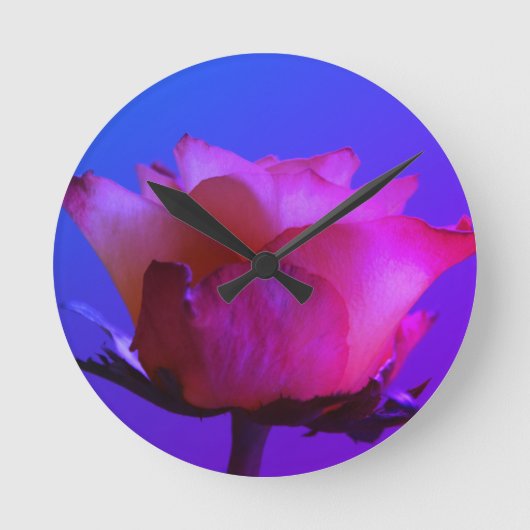 Horloge Ronde Mur rose (Recto)