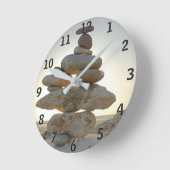 Horloge ronde murale imprimé Cairns  (Angle)