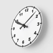 Horloge Ronde Murphy Clock with Numbers (Angle)