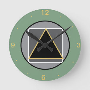Horloge Ronde Murugi Home & Decor Alignement de vie