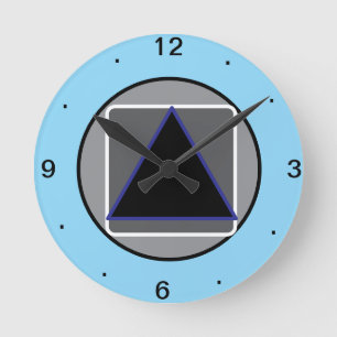 Horloge Ronde Murugi Home & Decor Couches de Logique