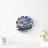 Horloge Ronde Muscle Car (Maison)