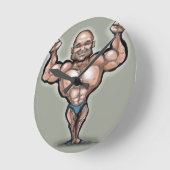 Horloge Ronde Muscle Dude (Angle)