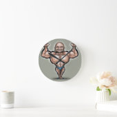 Horloge Ronde Muscle Dude (Maison)