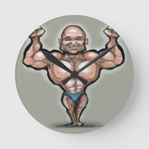 Horloge Ronde Muscle Dude