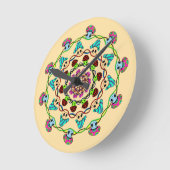 Horloge Ronde mushroom madness (Angle)