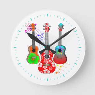Horloge Ronde Music musical ukulele