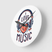 Horloge Ronde musique (Angle)