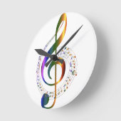 Horloge Ronde Musique (Angle)