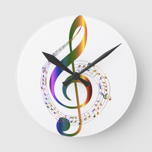 Horloge Ronde Musique (Recto)