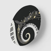 Horloge Ronde Musique (Angle)