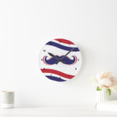 Horloge Ronde Mustache (Maison)