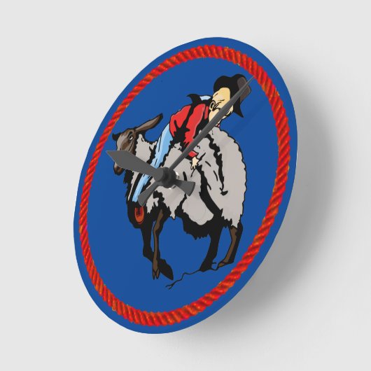 Horloge Ronde Mutton Busward Cowboy (Angle)