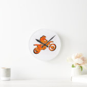 Horloge Ronde MX Orange Glow (Maison)