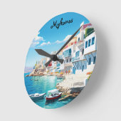 Horloge Ronde Myconos (Angle)