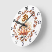 Horloge Ronde Namaste (Angle)