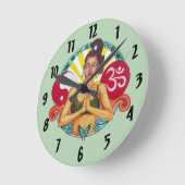 Horloge Ronde Namaste' Clock (Angle)
