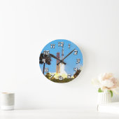 Horloge Ronde NASA Apollo 16 Saturn V lancement de fusée (Maison)