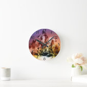 Horloge Ronde Natif américain (Maison)