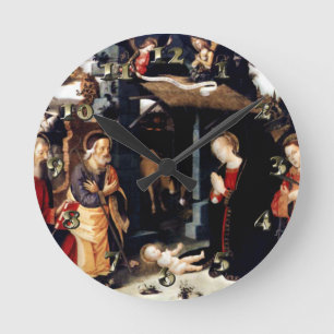 Horloge Ronde Nativity with Saints Lawrence and Andrew