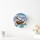 Horloge Ronde Navire de brise-glace (Maison)