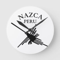 Nazca Pérou Colibri avec texte courbe