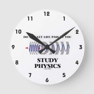 Horloge Ronde Ne Laissez Pas La Vie Vous Passer Sous Le Nez Étud