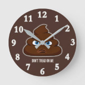 Horloge Ronde Ne me fais pas de bruit Poo (Recto)