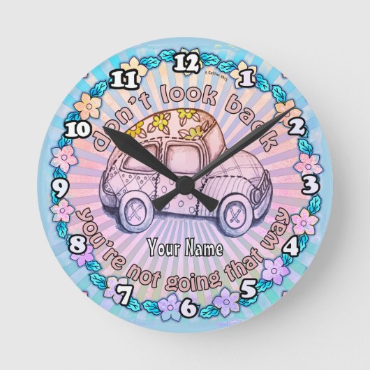 Horloge Ronde Ne pas regarder l'horloge (Recto)