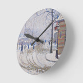 Horloge Ronde Neige, Boulevard de Clichy, Paris, 1886 (Angle)