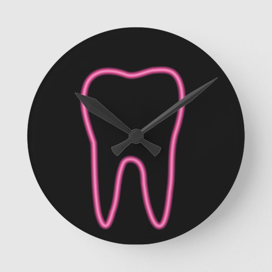 Horloge Ronde Neon tooth (Recto)