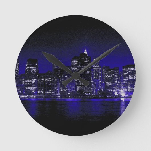 Horloge Ronde New York La Nuit (Recto)
