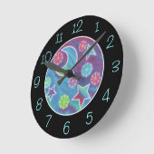Horloge Ronde Night Bright Numbers (Angle)