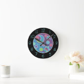 Horloge Ronde Night Bright Numbers (Maison)