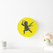 Horloge Ronde Ninja Drôle (Maison)