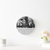 Horloge Ronde No Dogs (Maison)