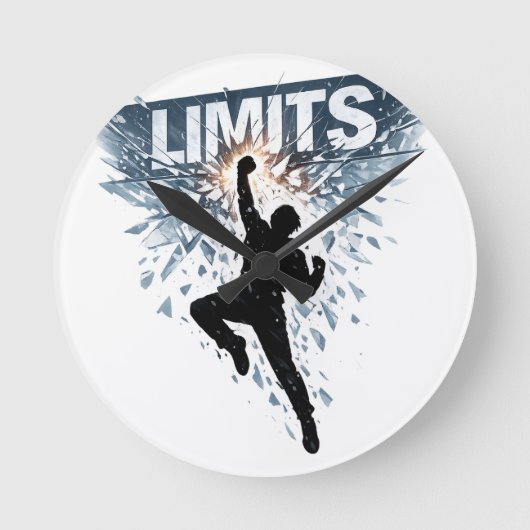 Horloge Ronde No Limits Motivation Design  (Recto)