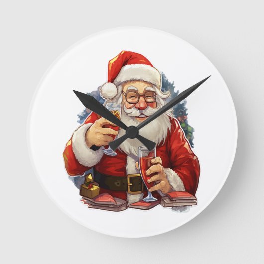 Horloge Ronde Noël (Recto)