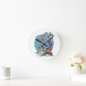 Horloge Ronde Noël à Elf Hall (Maison)