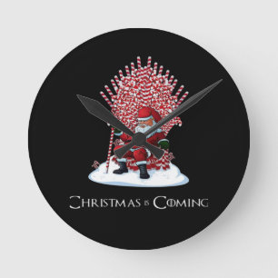 Horloge Ronde Noël arrive
