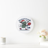Horloge Ronde Noël de Pickball (Maison)