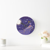 Horloge Ronde Noël magique (Maison)