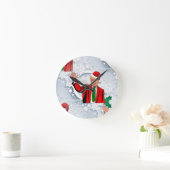Horloge Ronde noël père Noël donald trump (Maison)